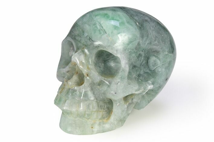 Realistic Green Fluorite Skull #382270